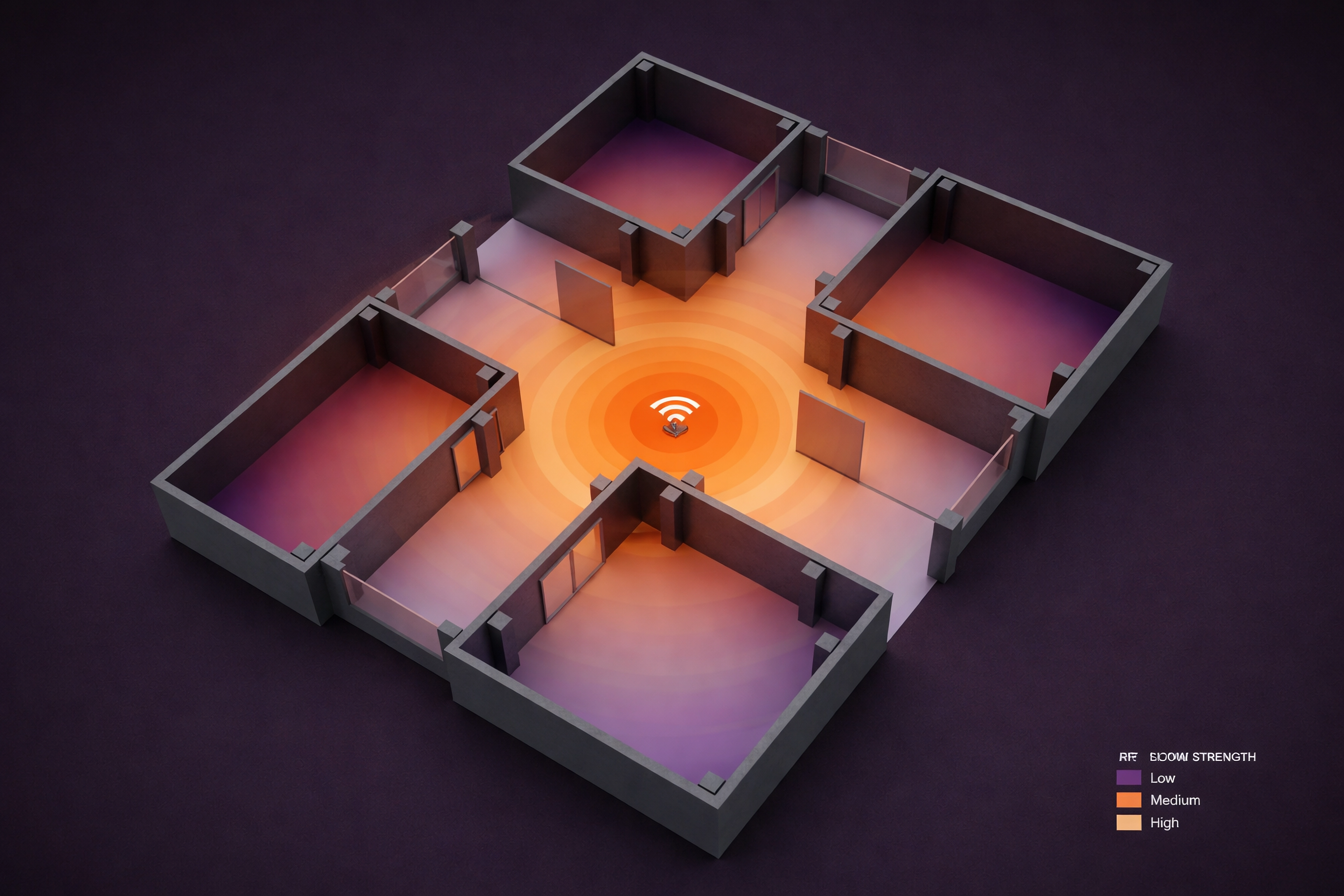 RF signal testing equipment and spectrum analysis